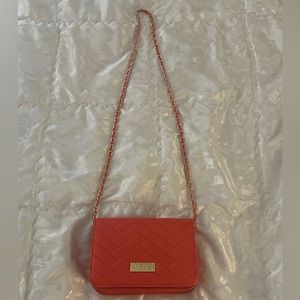 Red Bebe Shoulder Bag